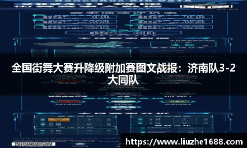 全国街舞大赛升降级附加赛图文战报：济南队3-2大同队