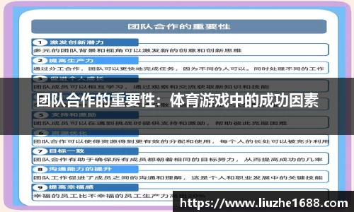 团队合作的重要性：体育游戏中的成功因素